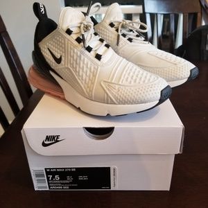 nike 270 bone black pink